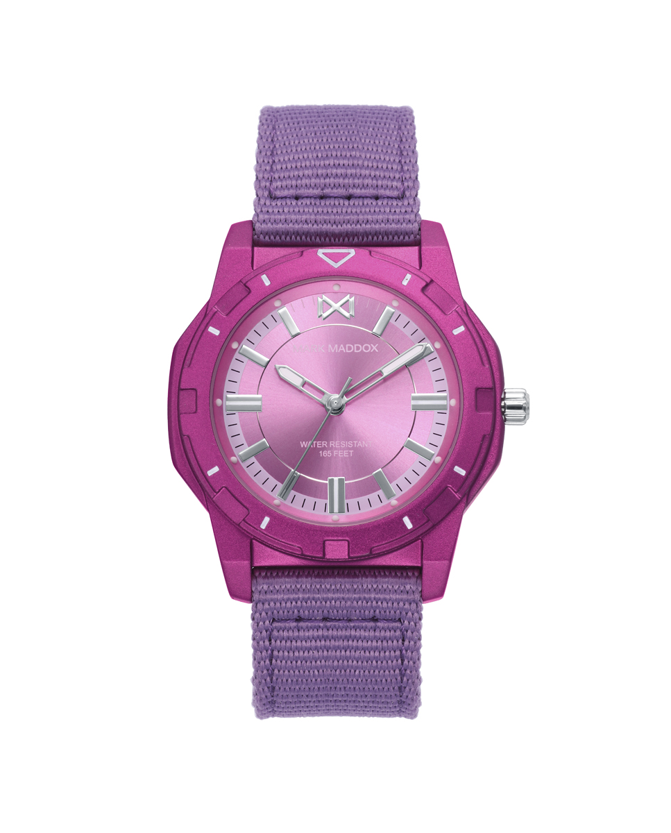 Reloj Swatch Mujer Sneaky Peaky GP701. Reloj de plástico morado