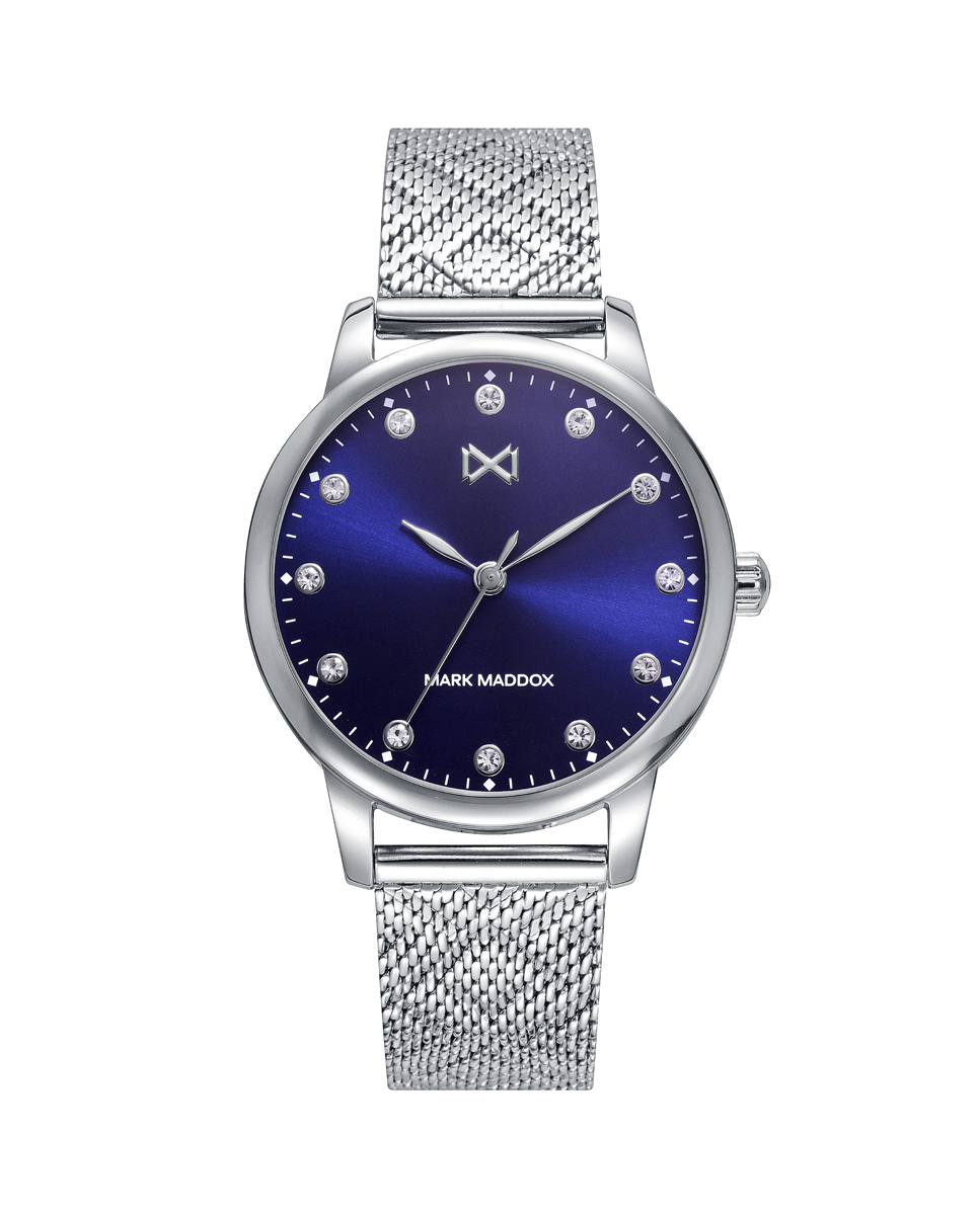 Reloj Mujer Acero Mark Maddox Esfera Azul